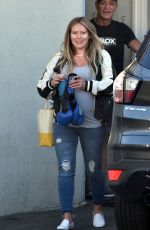 Pregnant HILARY DUFF Out in Los Angeles 09/27/2018
