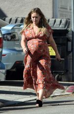 Pregnant HILARY DUFF Out in Sherman Oaks 09/29/2018