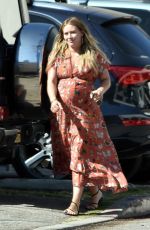 Pregnant HILARY DUFF Out in Sherman Oaks 09/29/2018