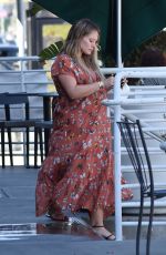 Pregnant HILARY DUFF Out in Sherman Oaks 09/29/2018