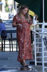 Pregnant HILARY DUFF Out in Sherman Oaks 09/29/2018