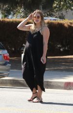 Pregnant HILARY DUFF Out in Studio City 09/08/2018