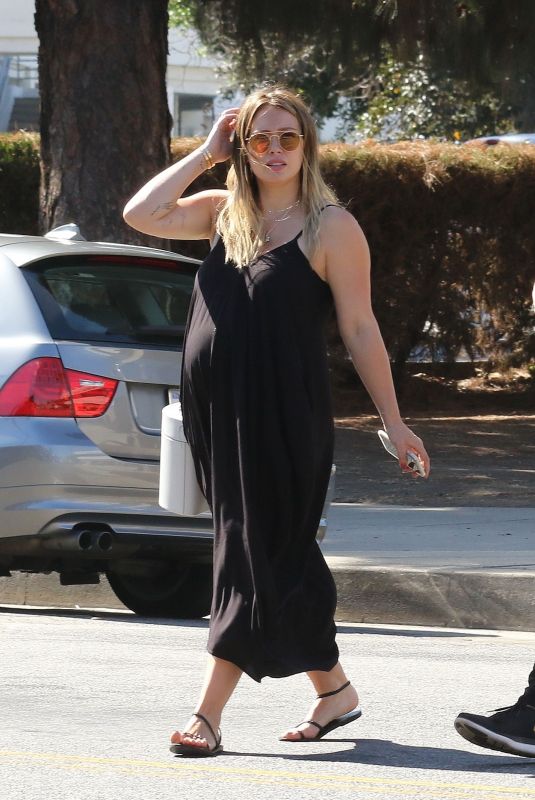 Pregnant HILARY DUFF Out in Studio City 09/08/2018