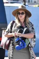 Pregnant HILARY DUFF Out in Studio City 09/18/2018