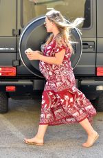 Pregnant HILARY DUFF Out in Studio City 09/25/2018