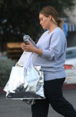 Pregnant HILARY DUFF Out Shopping in Beverly Hills 09/24/2018