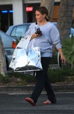 Pregnant HILARY DUFF Out Shopping in Beverly Hills 09/24/2018