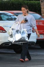 Pregnant HILARY DUFF Out Shopping in Beverly Hills 09/24/2018