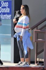 Pregnant HILARY DUFF Out with Her Dog in Studio City 09/13/2018