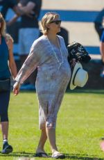 Pregnant KATE HUDSON at Soccer Practice in Malibu 09/23/2018