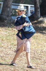 Pregnant KATE HUDSON at Soccer Practice in Malibu 09/23/2018