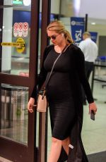 Pregnant KATE UPTON at Los Angeles Intarnational Airport 09/27/2018
