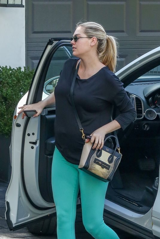 Pregnant KATE UPTON Out in Los Angeles 09/28/2018
