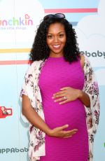 Pregnant MISHAEL MORGAN at Celebrity Baby2Baby Benefit in Los Angeles 09/22/2018