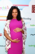 Pregnant MISHAEL MORGAN at Celebrity Baby2Baby Benefit in Los Angeles 09/22/2018