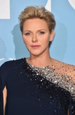 PRINCESS CHARLENE OF MONACO at Gala for the Global Ocean in Monte Carlo 09/26/2018