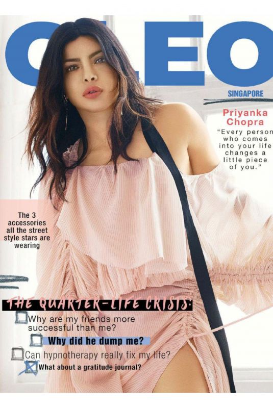 PRIYANKA CHOPRA in Cleo Magazine, Singapore October 2018