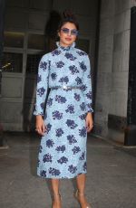 PRIYANKA CHOPRA Out at New York Fashion Week 09/07/2018