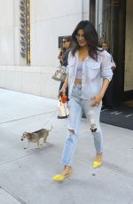 PRIYANKA CHOPRA Out with Her Dog in New York 09/05/2018