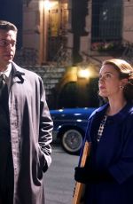 RACHEL BROSNAHAN and Zachary Levi on the Set of The Marvelous Mrs Maisel, Season 2 in New York 09/16/2018