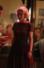 RACHEL BROSNAHAN on the Set of The Marvelous Mrs. Maisel in New York 08/31/2018