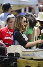 RACHEL MCADAMS Shopping at Farmers Market in Los Angeles 09/18/2018