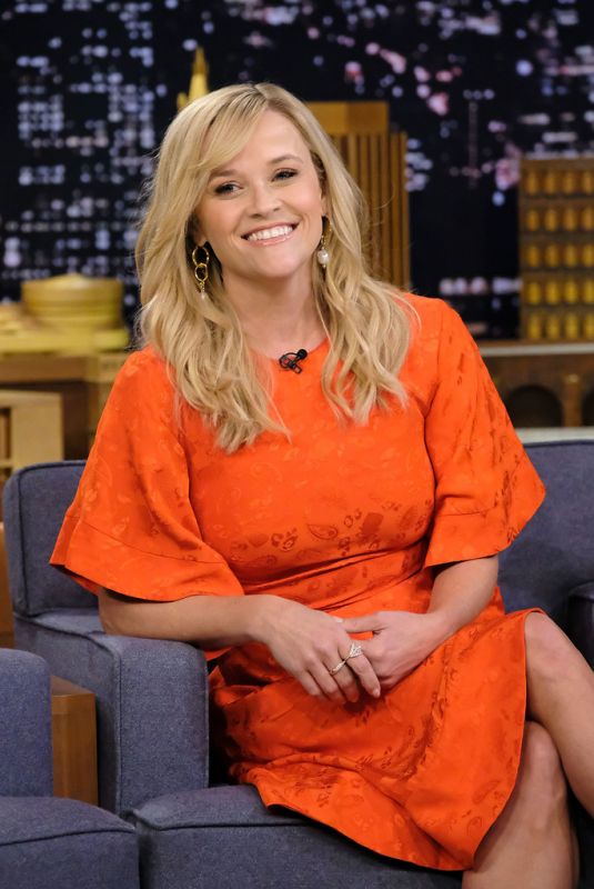 REESE WITHERSPOON at Tonight Show Starring Jimmy Fallon in New York 09/17/2018