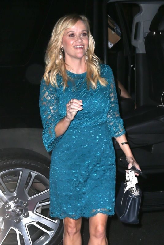 REESE WITHERSPOON Night Out in New York 09/17/2018