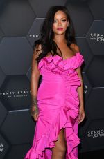 RIHANNA Celebrates 1 Year Anniversary of Her Beauty Brand in New York 09/14/2018