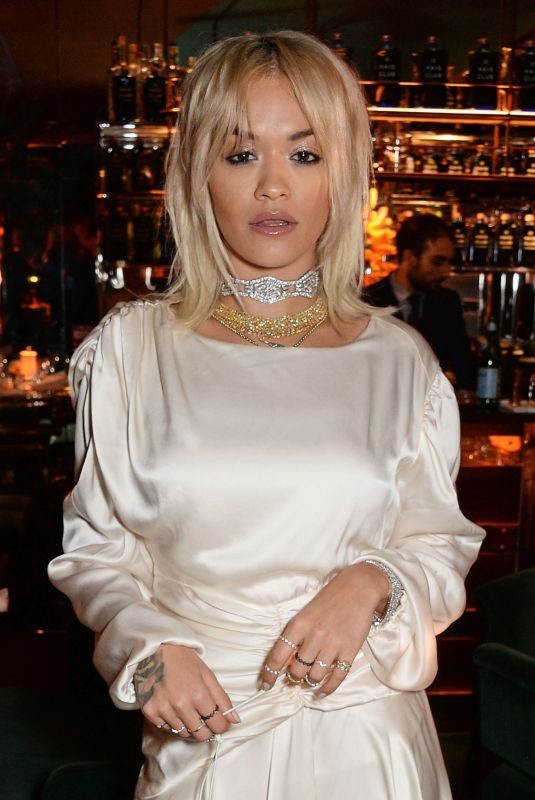 RITA ORA Hosts Women in Harmony Dinner in London 09/25/2018