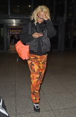 RITA ORA at Heathrow Airport in London 09/19/2018