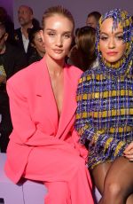 RITA ORA at Versace Fashion Show at MFW in Milan 09/21/2018