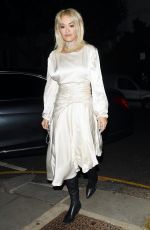 RITA ORA Leaves Casa Cruz in London 09/25/2018