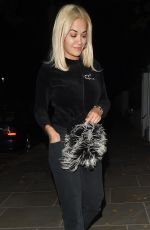 RITA ORA Leaves Cow Pub in Notting Hill 09/06/2018