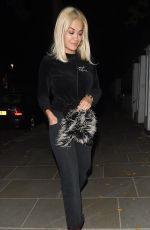 RITA ORA Leaves Cow Pub in Notting Hill 09/06/2018