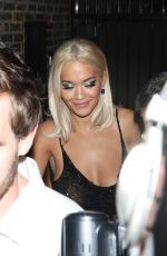 RITA ORA Leaves GQ Men of the Year Awards Afterparty in London 09/05/2018