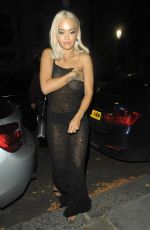 RITA ORA Leaves GQ Men of the Year Awards Afterparty in London 09/05/2018