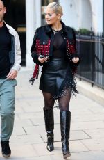 RITA ORA Out and About in London 09/27/2018