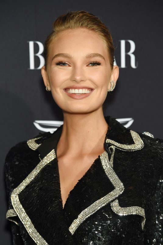 ROMEE STRIJD at Harper’s Bazaar Icons by Carine Roitfeld Event in New York 09/07/2018