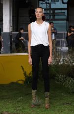 ROMEE STRIJD at Off White Fashion Show in Paris 09/27/2018