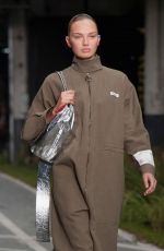ROMEE STRIJD at Off White Fashion Show in Paris 09/27/2018