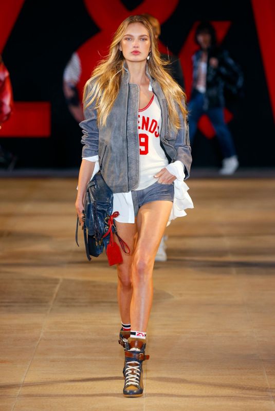 ROMEE STRIJD at Zadig & Voltaire Runway Show in Paris 09/29/208