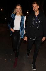 ROMEE STRIJD Leaves Zadig & Voltaire Show at Paris Fashion Week 09/29/2018