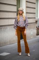 ROMEE STRIJD Out at Paris Fashion Week 09/28/2018