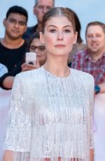 ROSAMUND PIKE at A Private War Premiere at Toronto International Film Festival 09/14/2018