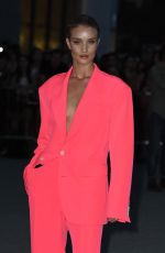 ROSIE HUNTINGTON-WHITELEY Arrives at Versace Show at Milan Fashion Week 09/21/2018