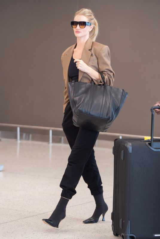 ROSIE HUNTINGTON-WHITELEY at JFK Airport in New York 09/11/2018