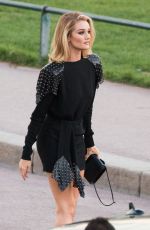 ROSIE HUNTINGTON-WHITELEY at Saint Laurent Show at Paris Fashion Week 09/25/2018