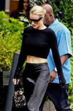 ROSIE HUNTINGTON-WHITELEY Leaves Lafayette Restaurant in New York 09/08/2018
