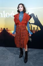 ROWAN BLANCHARD at Chloe Show at Paris Fashion Week 09/27/2018